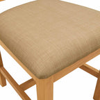 Esszimmerstuhl VENLO 2 pcs Massivholz Eiche Beige