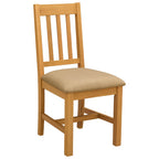 Esszimmerstuhl VENLO 2 pcs Massivholz Eiche Beige