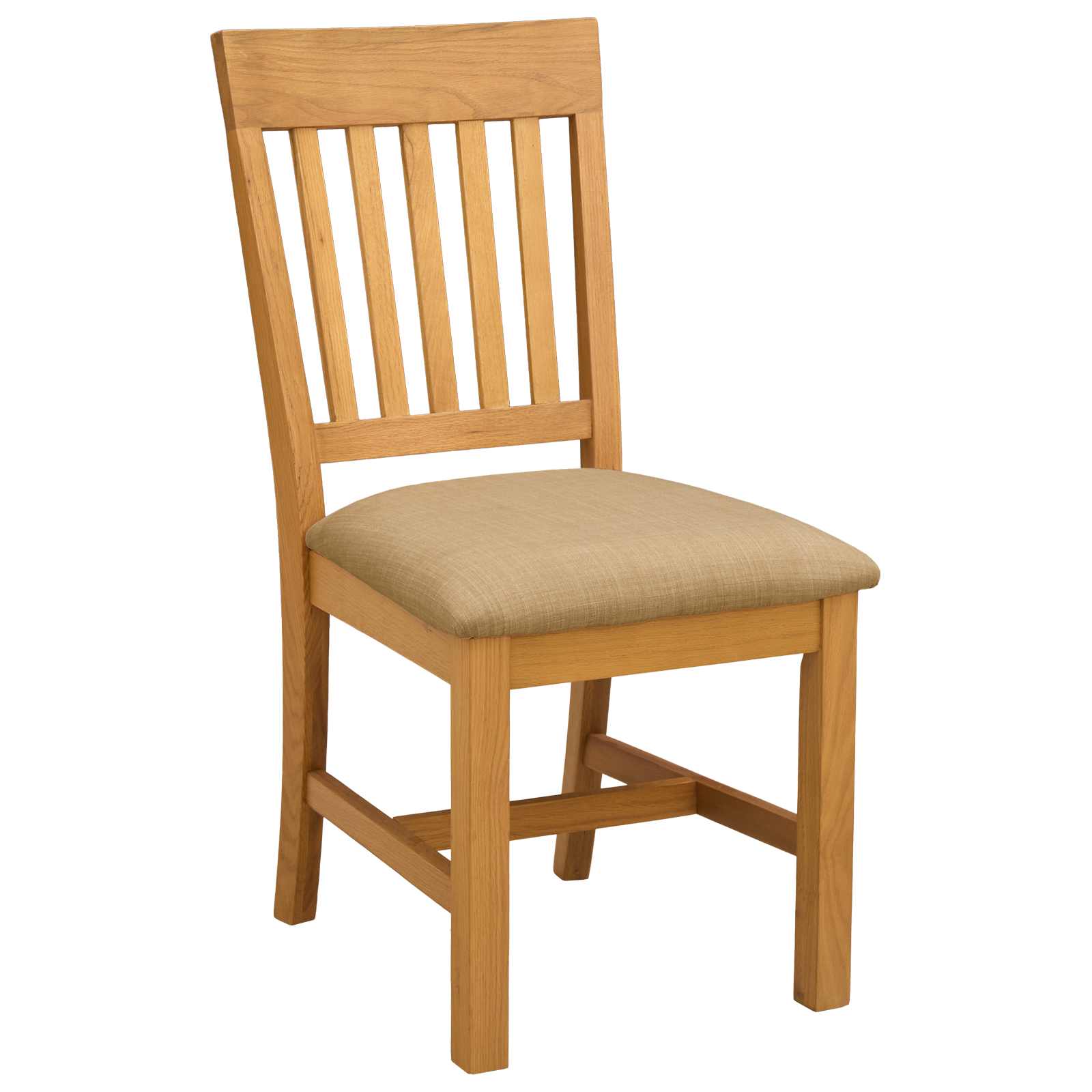 Esszimmerstuhl 2 pcs Massivholz Eiche Beige 45 x 59 x 92 cm