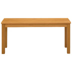 Esstischbank 95 x 32 x 45 cm Massivholz Eiche Natur