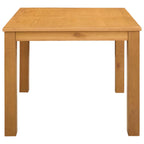 Esstisch 90 x 90 x 75 cm Massivholz Eiche Natur Quadratisch