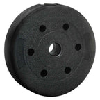 2-in-1 Hantelset 40kg Schwarz und Rot Zement und Eisensand