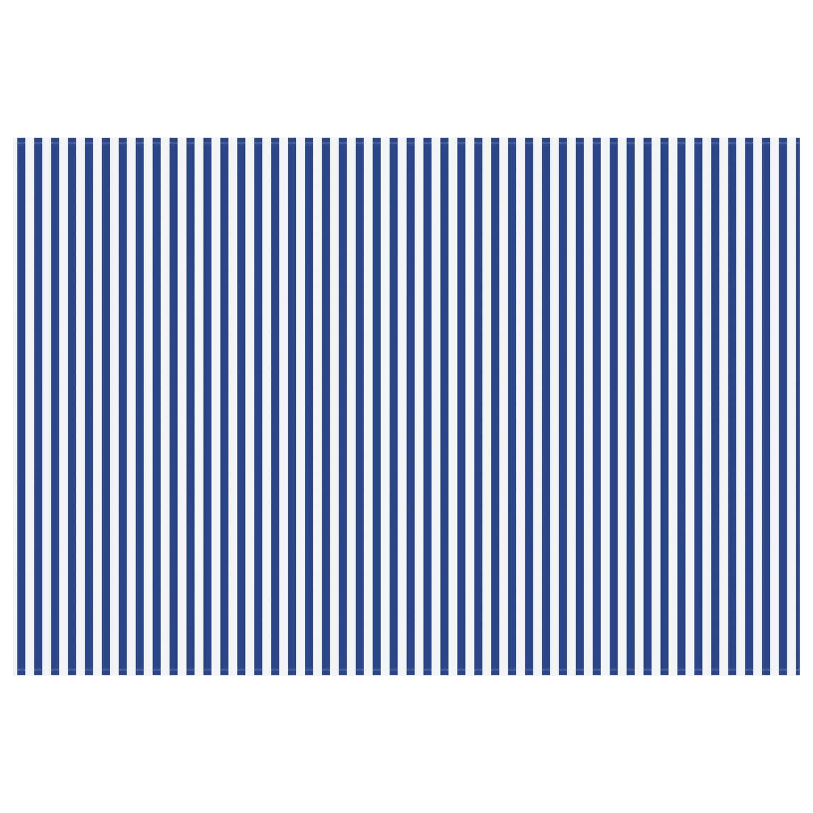 Markisenersatzstoff Blau und Weiß 350 x 250 cm Polyester