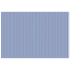 Markisenersatzstoff Blau und Weiß 450 x 300 cm Polyester