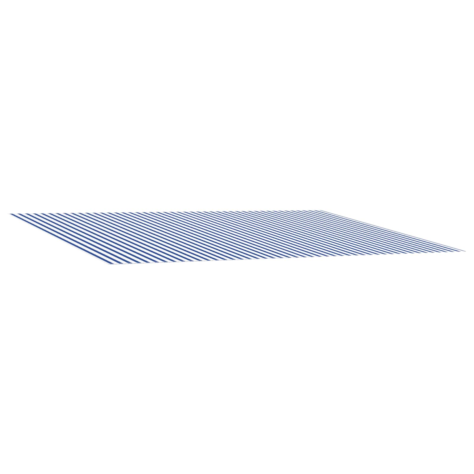 Markisenersatzstoff Blau und Weiß 500 x 300 cm Polyester