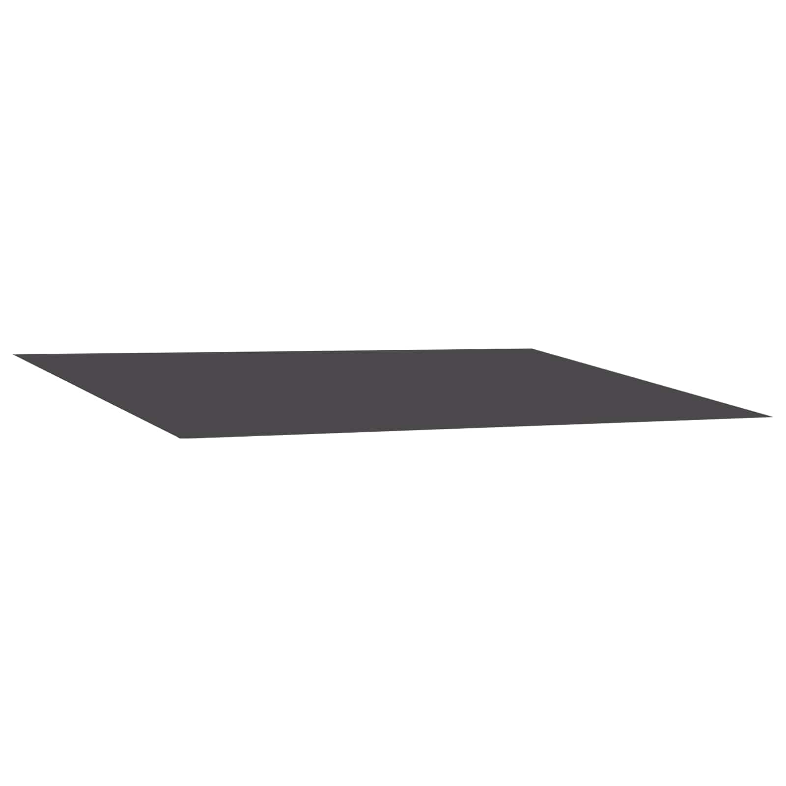 Markisenersatzstoff Anthrazit 500 x 350 cm Polyester