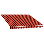 Markisenersatzstoff Orange und Braun 300 x 250 cm Polyester