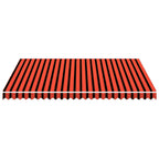 Markisenersatzstoff Orange und Braun 350 x 250 cm Polyester