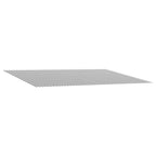 Markisenersatzstoff Anthrazit und Weiß 600 x 300 cm Polyester