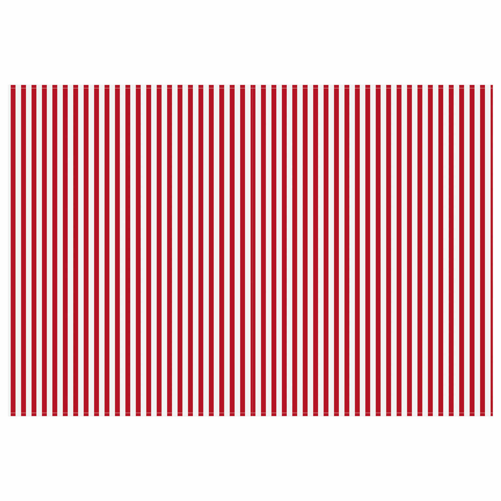 Markisenersatzstoff Rot und Weiß 450 x 350 cm Polyester