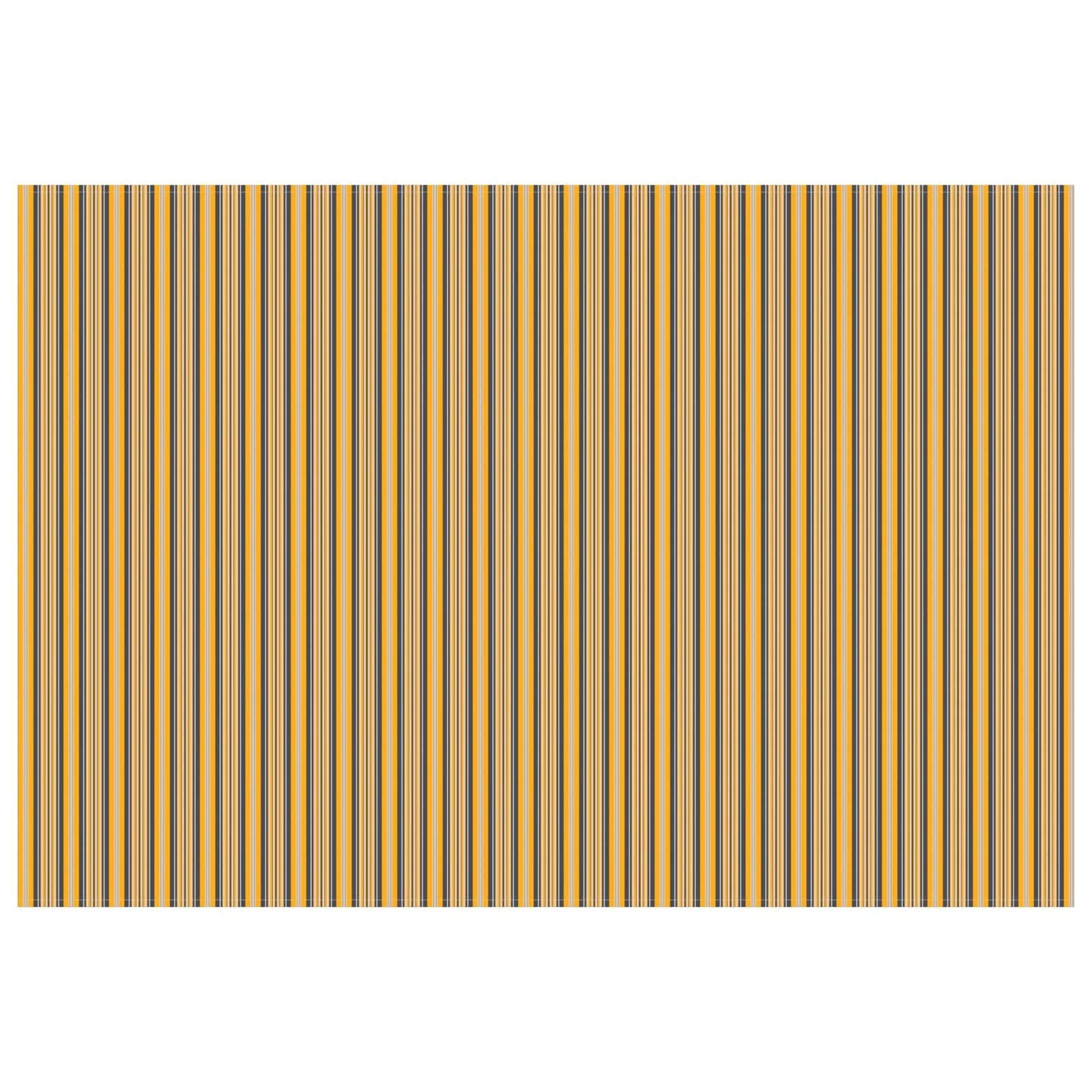 Markisenersatzstoff Orange und Schwarz 500 x 300 cm Polyester