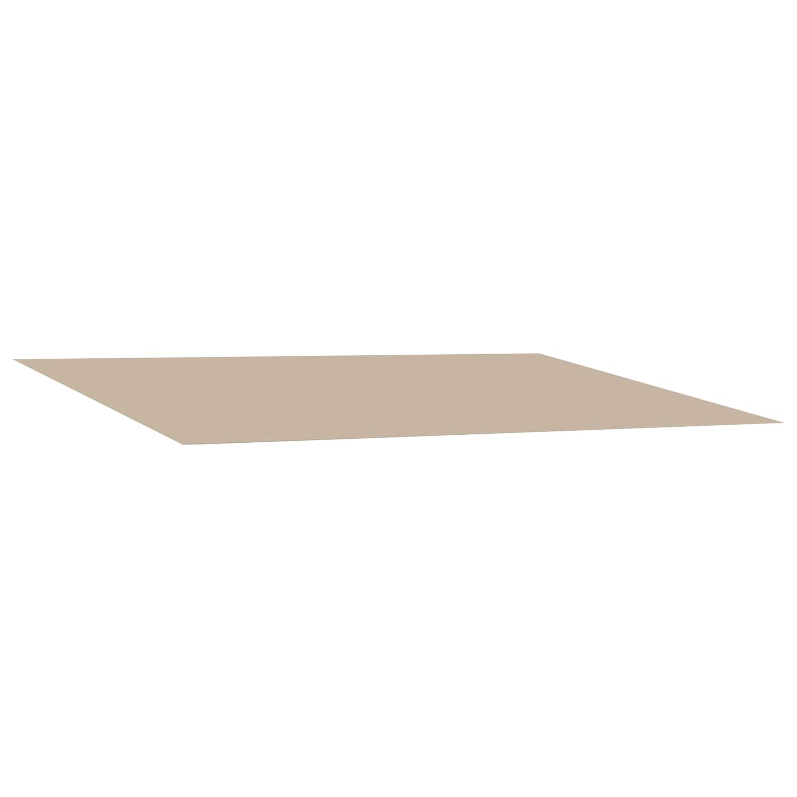 Markisenersatzstoff Beige 400 x 350 cm Polyester