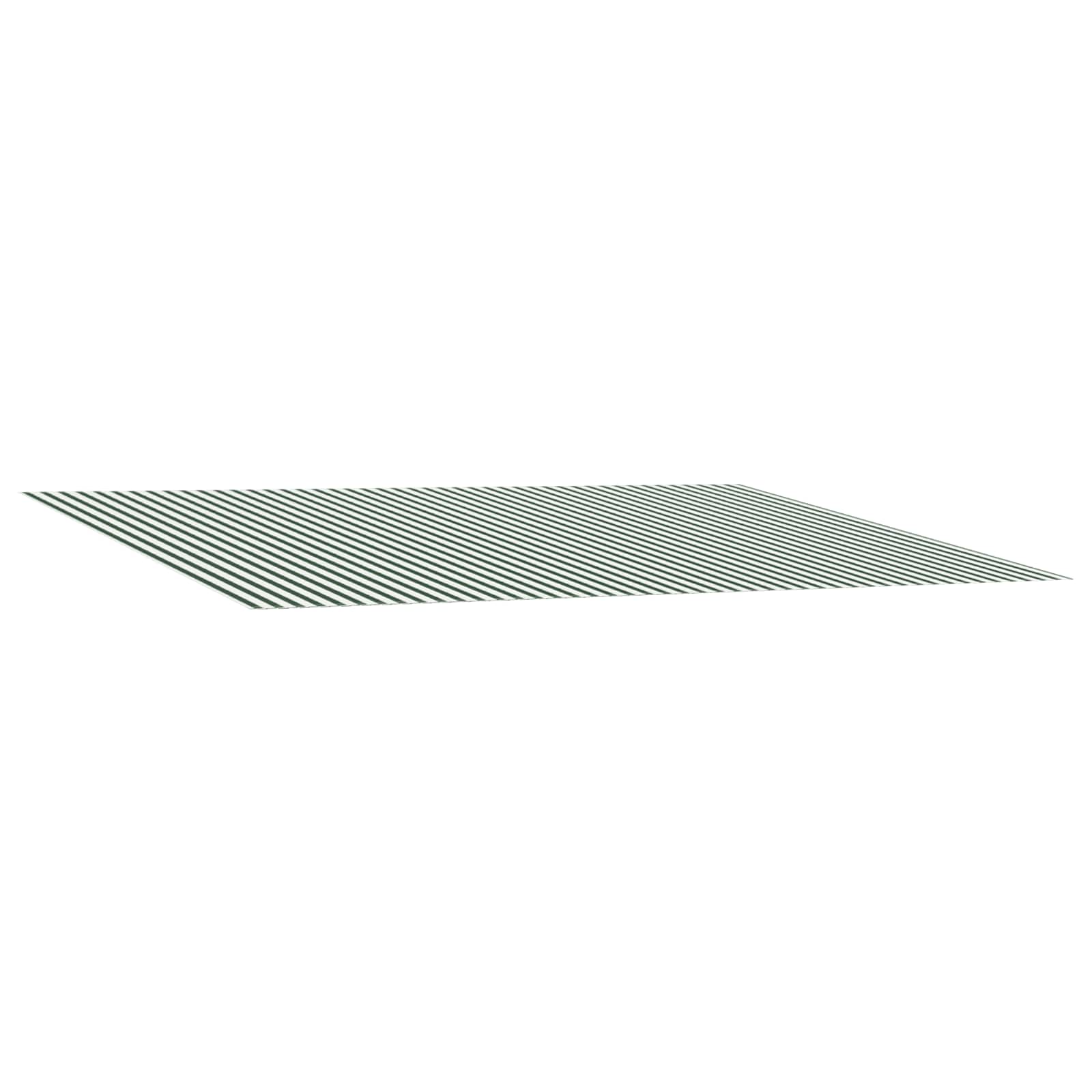 Markisenersatzstoff Grün und Weiß 350 x 250 cm Polyester