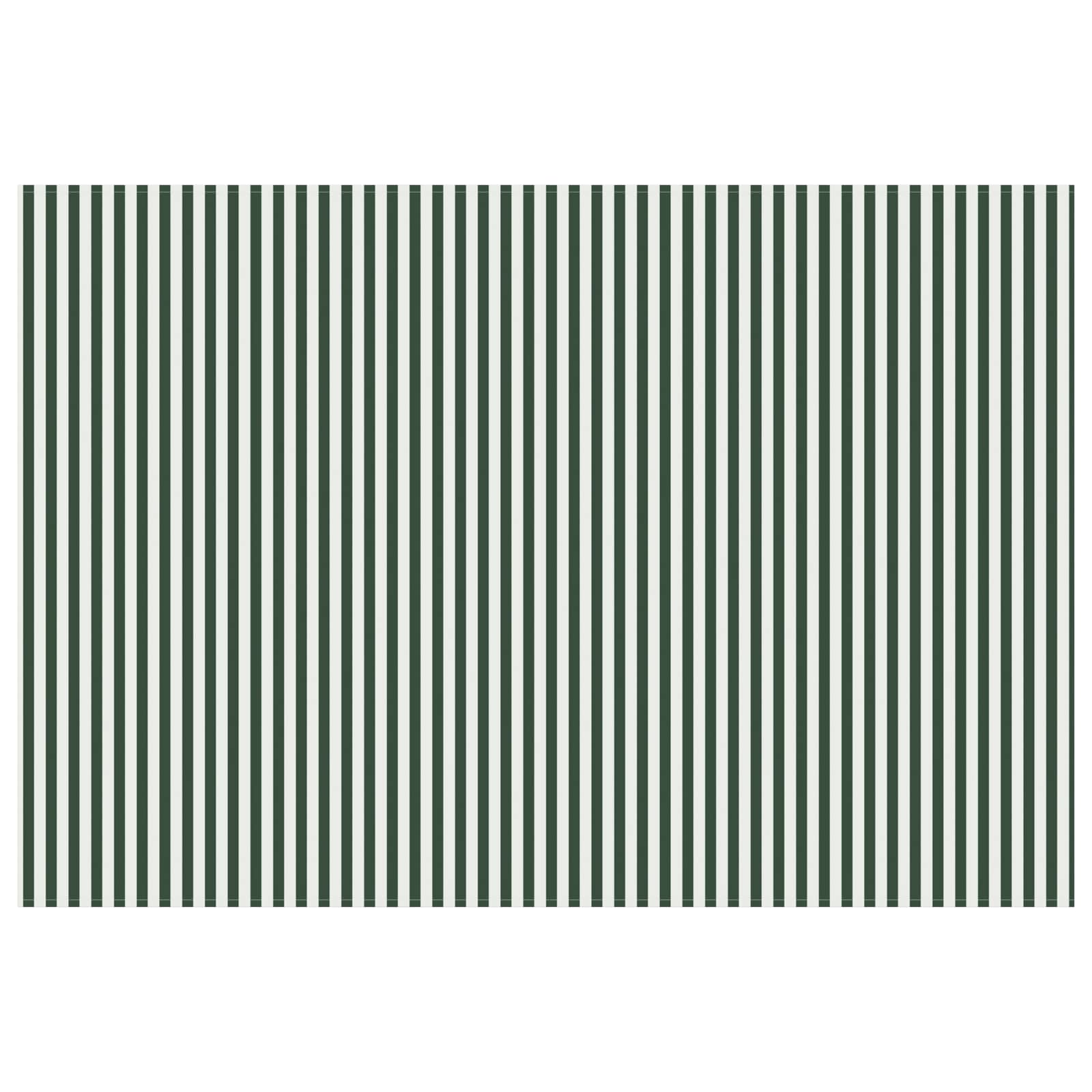 Markisenersatzstoff Grün und Weiß 600 x 300 cm Polyester