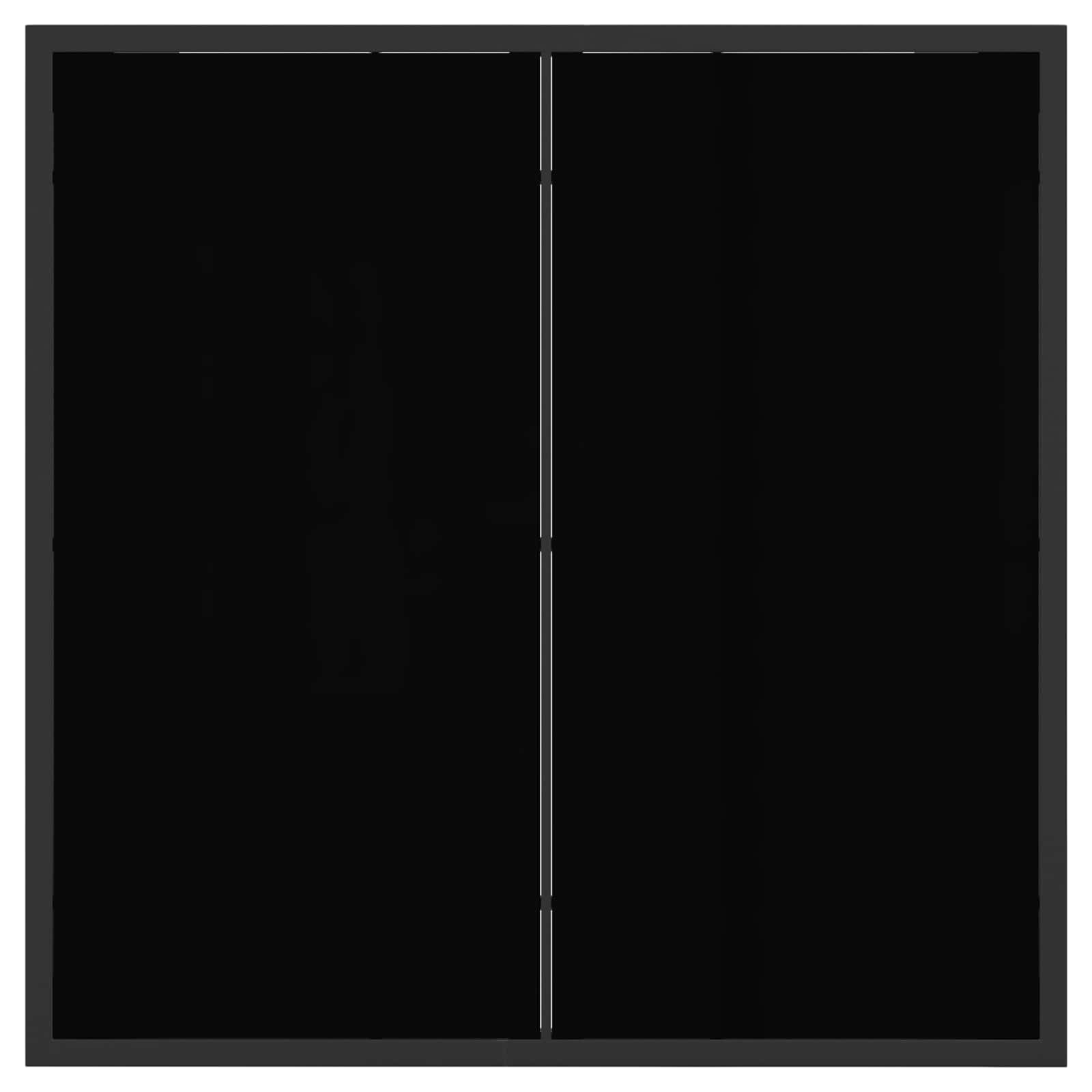 Garten Essgruppe 5 pcs Schwarz und Dunkelgrau 80 x 80 x 73 cm