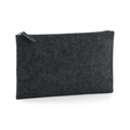 Filz Dokumententasche mit Reißverschluss - dunkelgrau