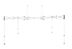 Zeltrahmen aus Stahl "BLANC" 3x4,5 (in einer Transporttasche auf Rädern)-8