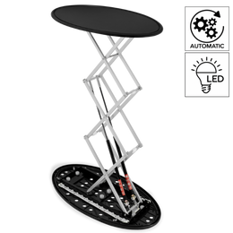 Preston Automatic LED Promotiontheke, oval, mit Premium-Transporttasche
