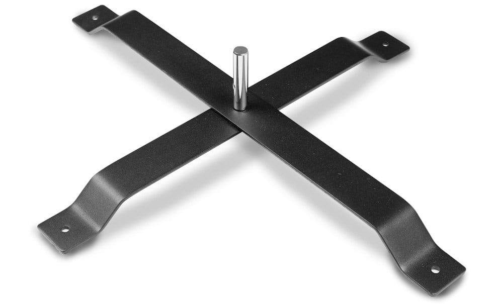 Metal-Kreuzfuß (flach)-0