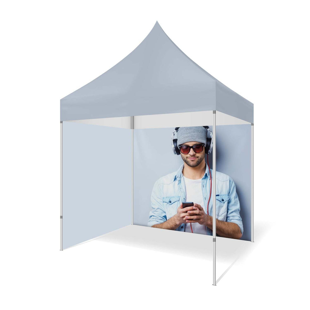 Faltpavillon-Gestell BLANC 2,5 x 2,5 m, Stahl
