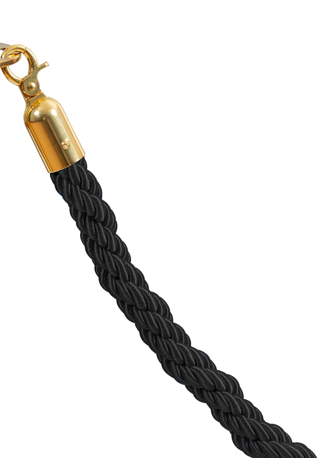 Schwarze Kordel – goldene Schnalle-0