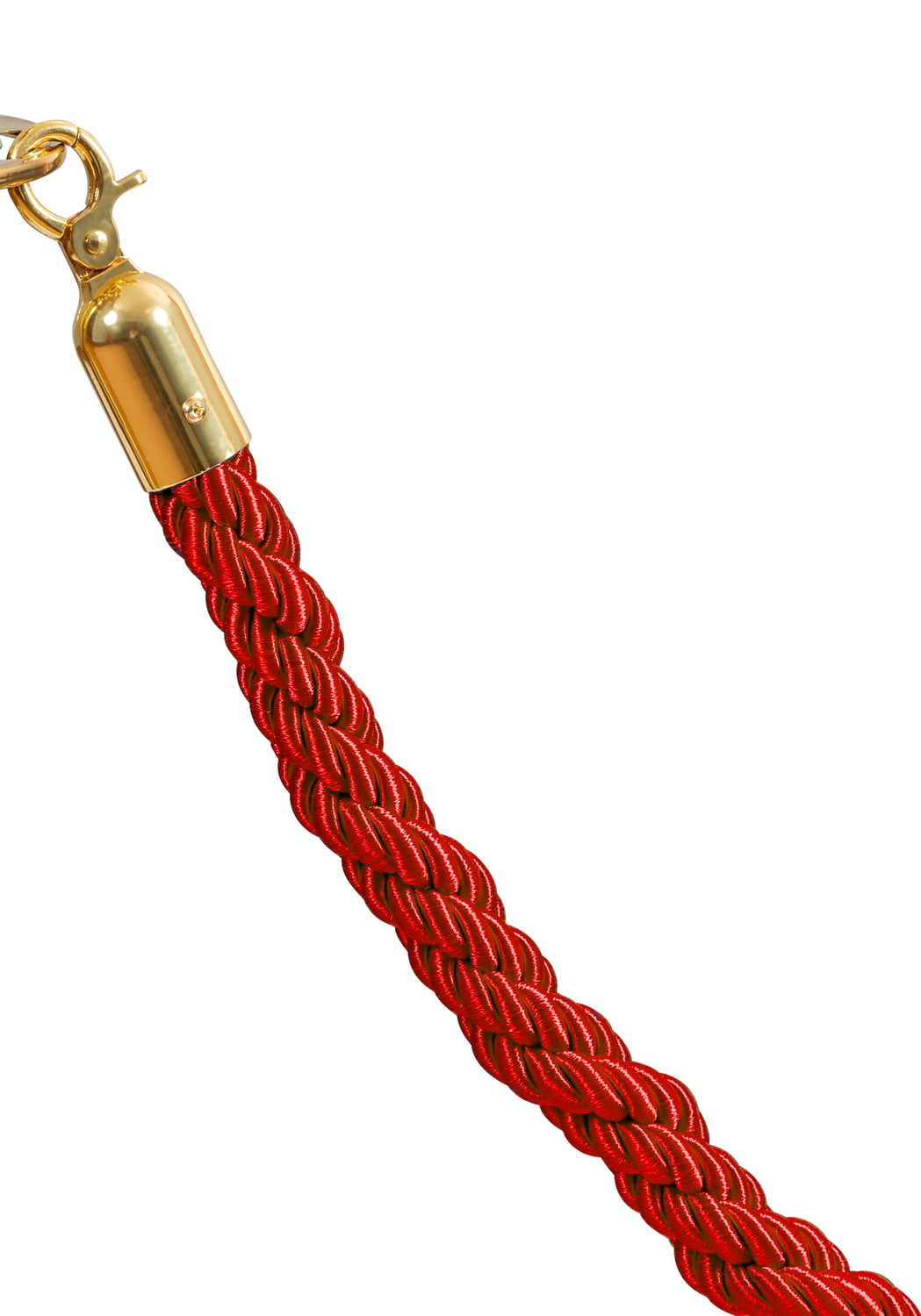 Rote Kordel - goldene Schnalle-0
