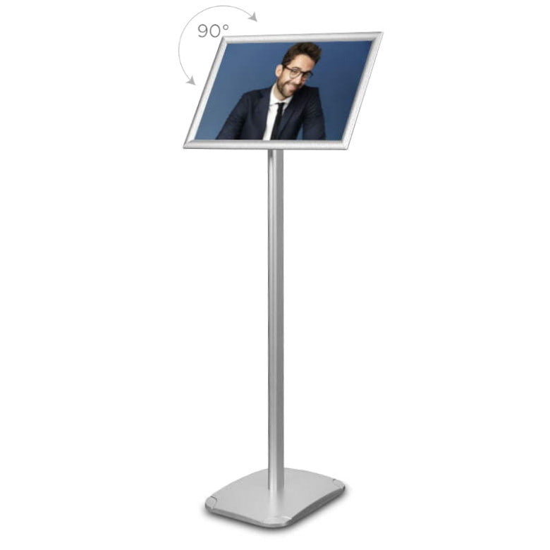 Info- und Menüständer STANDARD A3, Aluminium