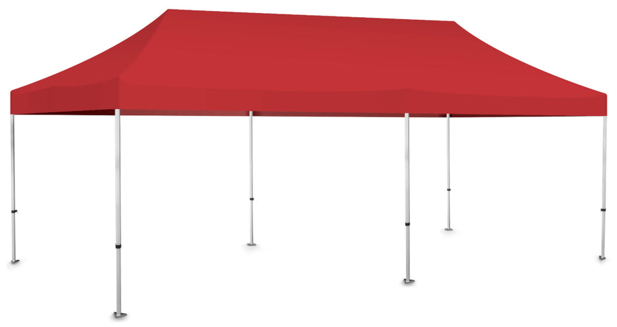 Zeltdach für Faltzeltgestell 3x6 - rot